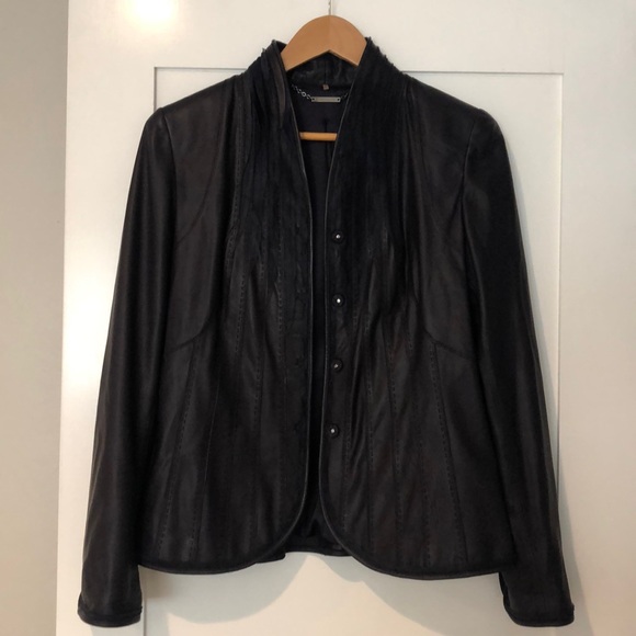 Elie Tahari Jackets & Blazers - Elie Tahari Leather Jacket Elie Tahari Jackets & Blazers - Elie Tahari Leather Jacket